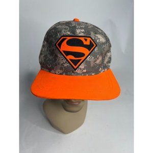 DC Comics Superman Cap  OS Adjustable Camouflage